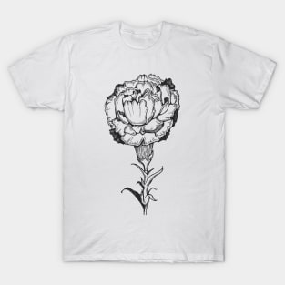 Doodle Flower Art T-Shirt